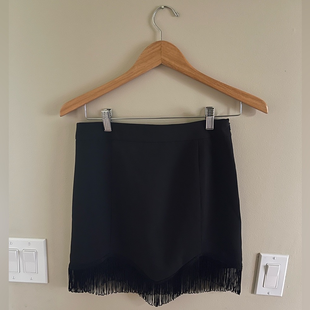 Altar’d State Fringe Lined Mini Skirt!